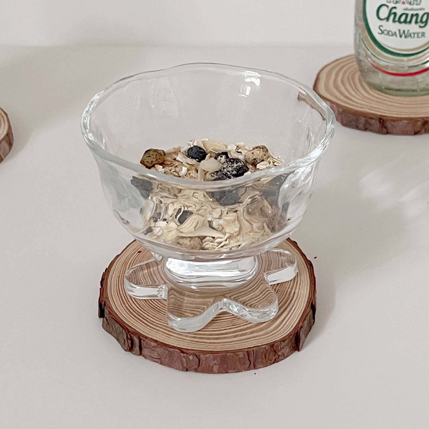 Natural Pine Wood Coasters for Household Kitchen 2