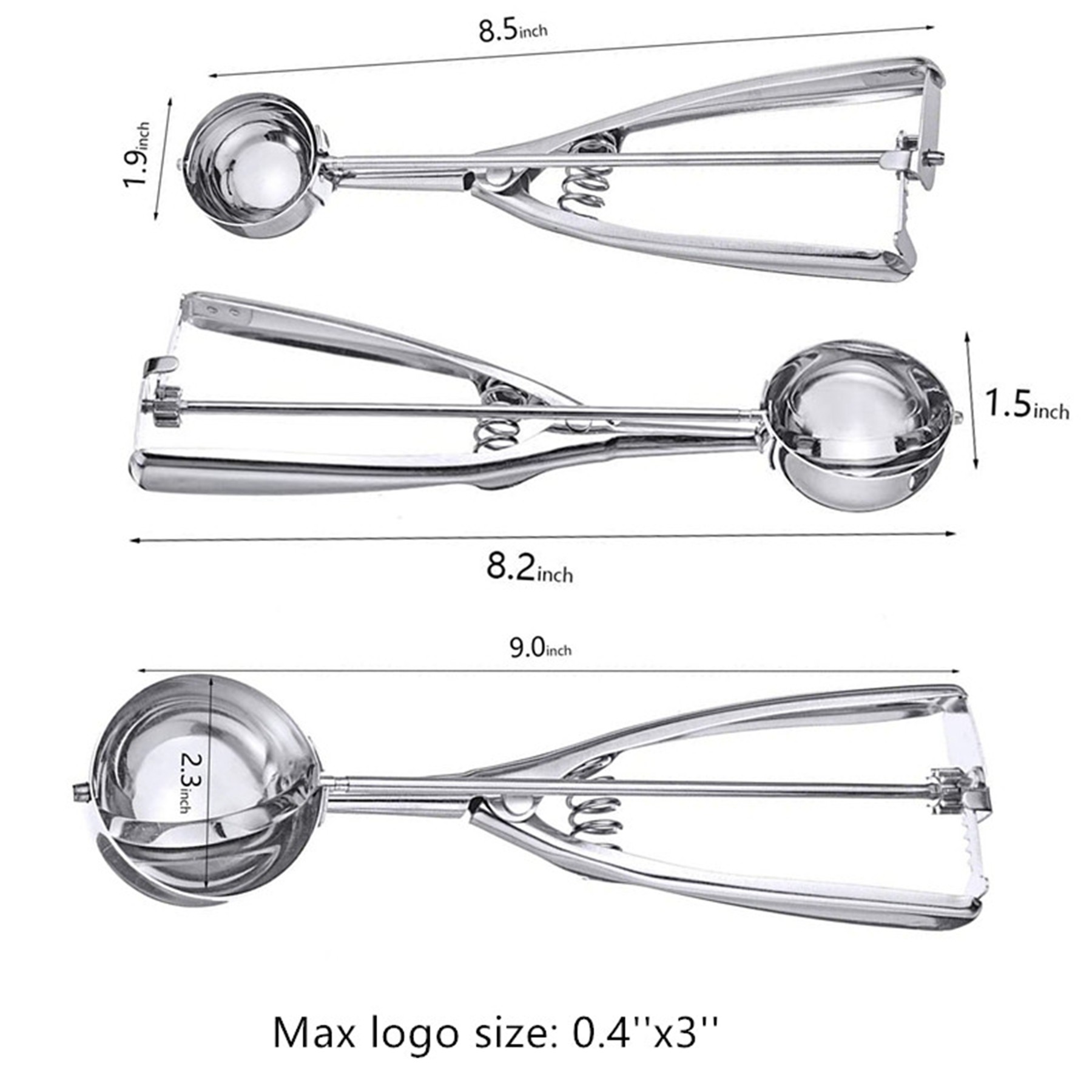 Ice Cream Portion Scoops 2
