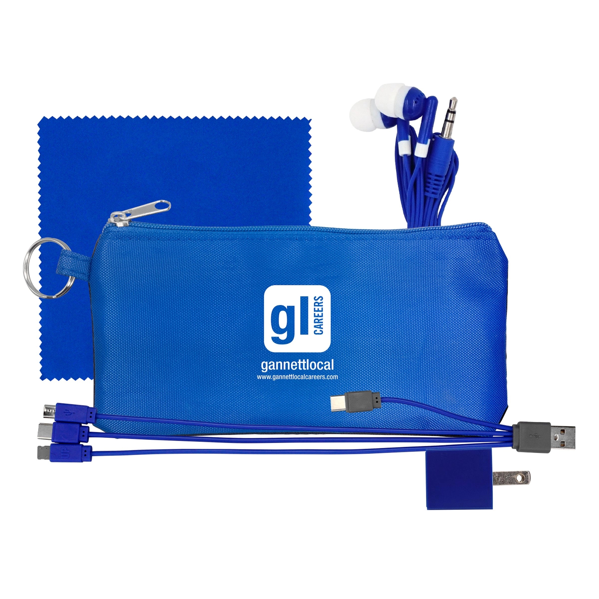 Large Stretchy Wall, Cable, Cloth & Buds Set 6
