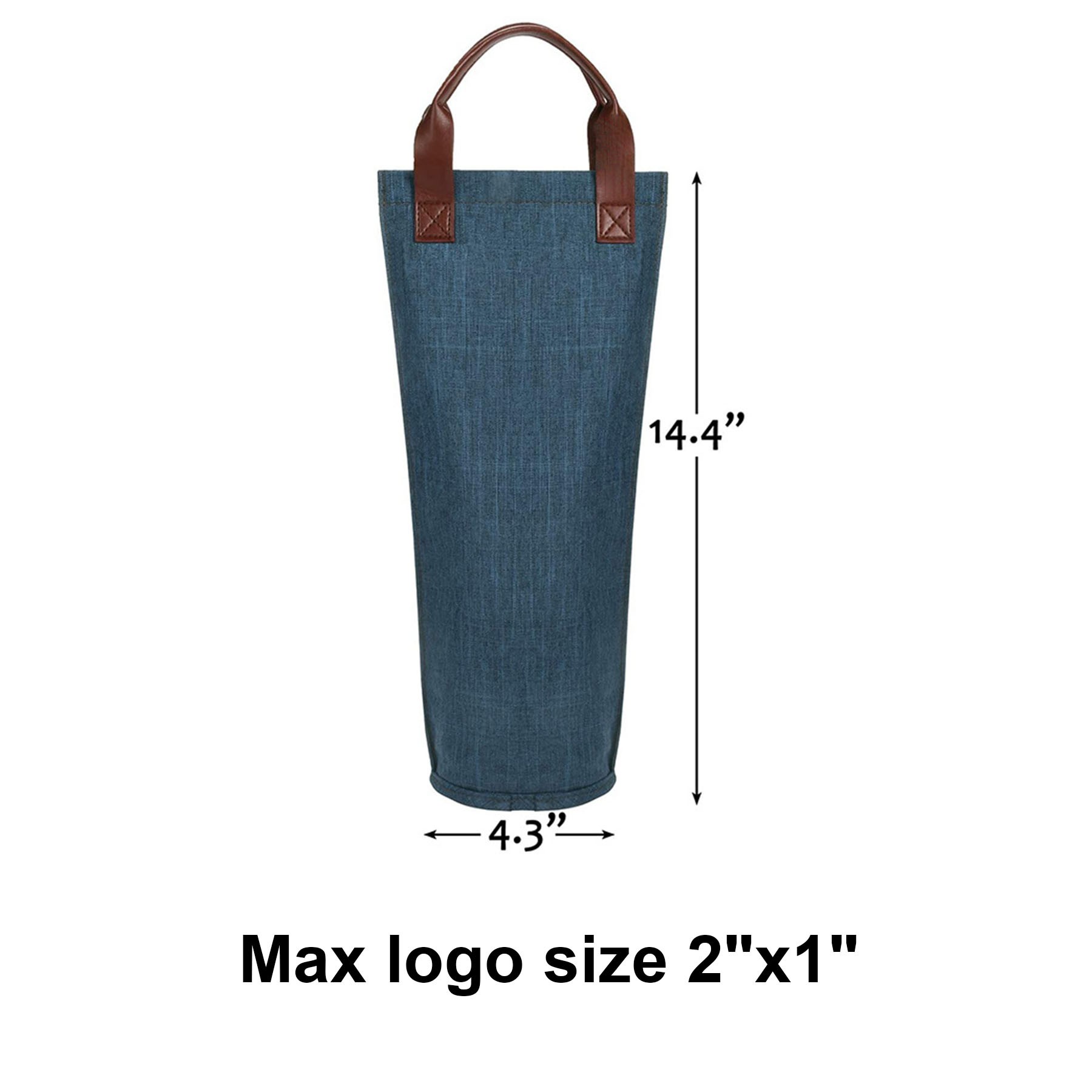 Single Bottle Insulated Wine Tote Bag 2