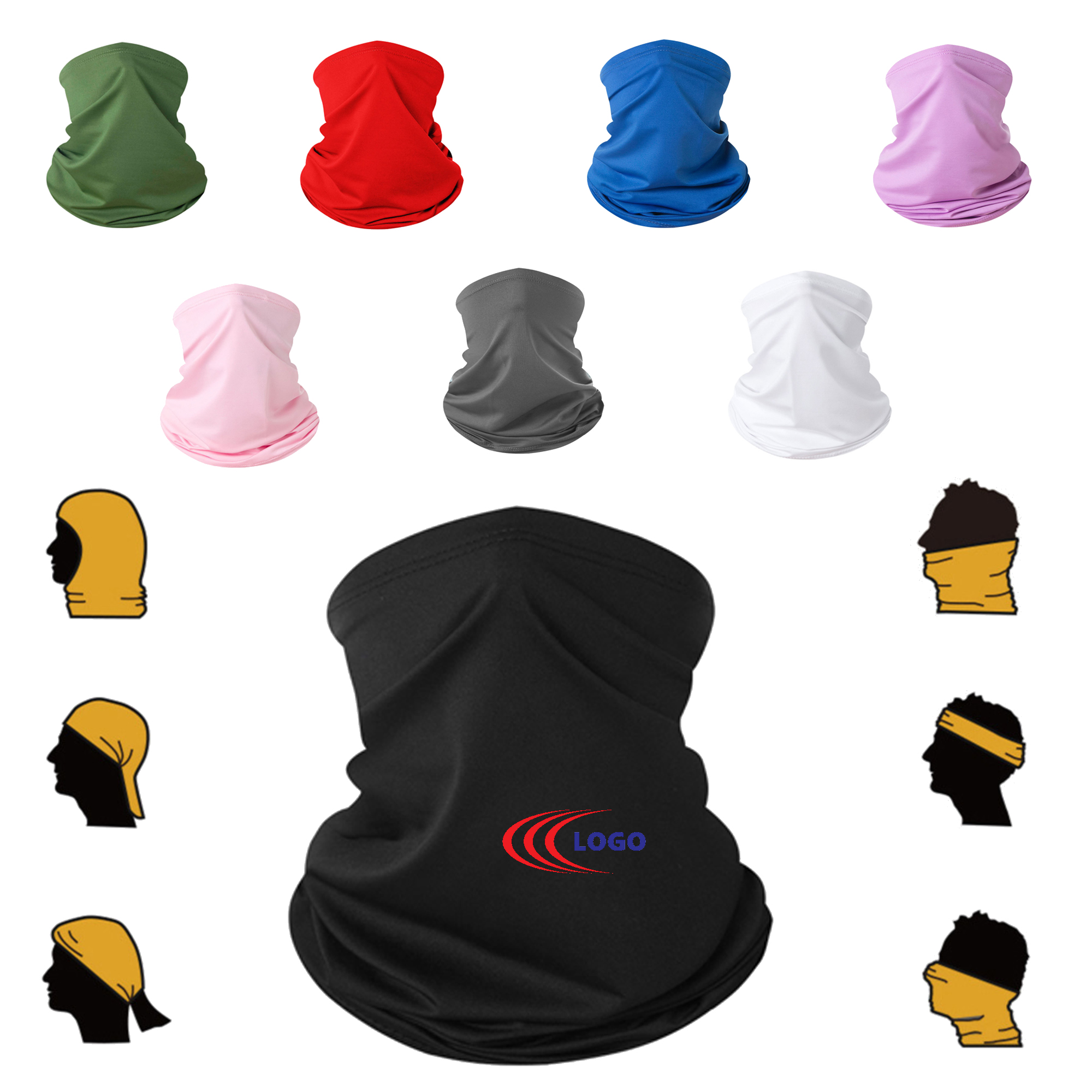 MOQ 100 Summer Riding Sun Protection Neck Gaiter 2