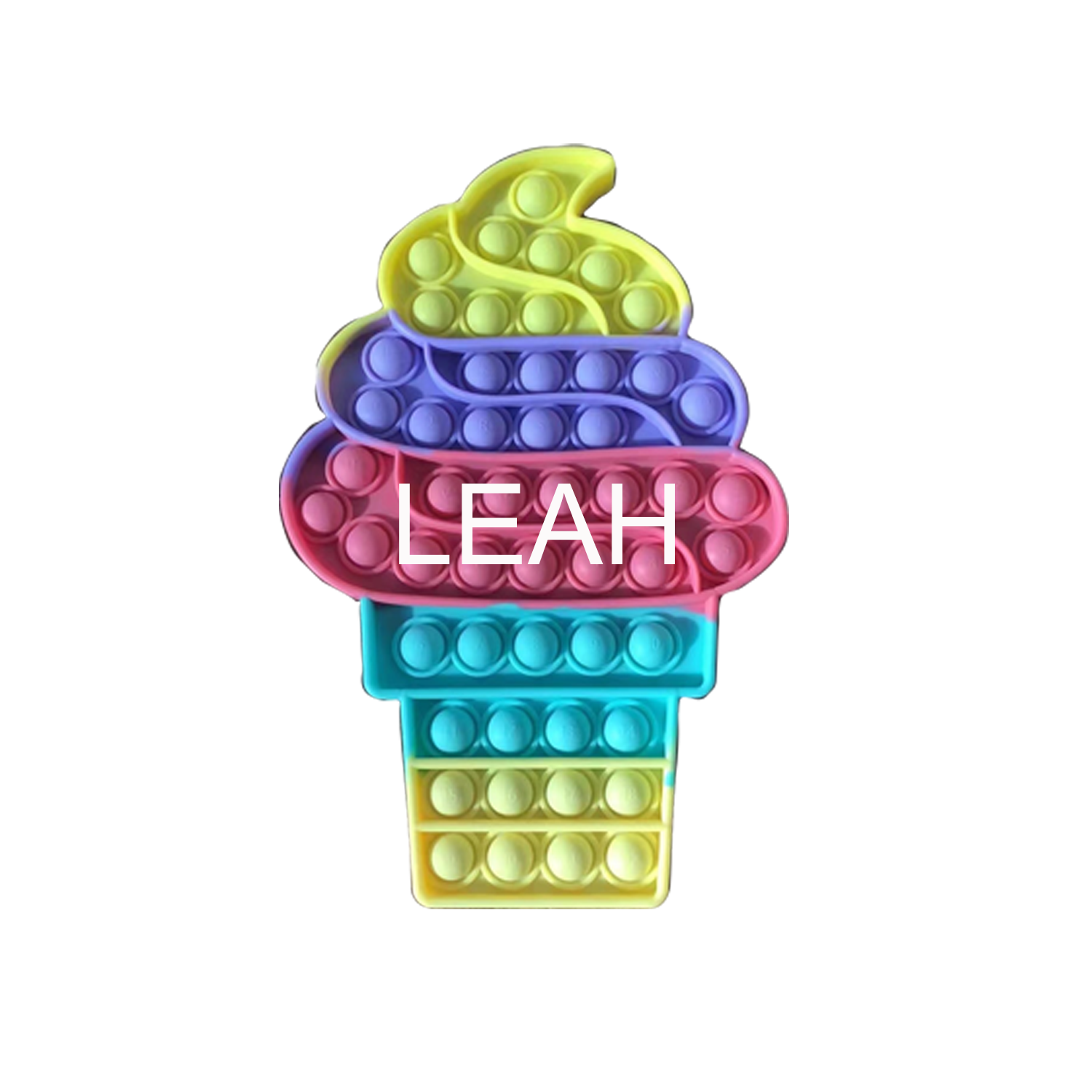 Ice Cream Push Bubble Toy 2