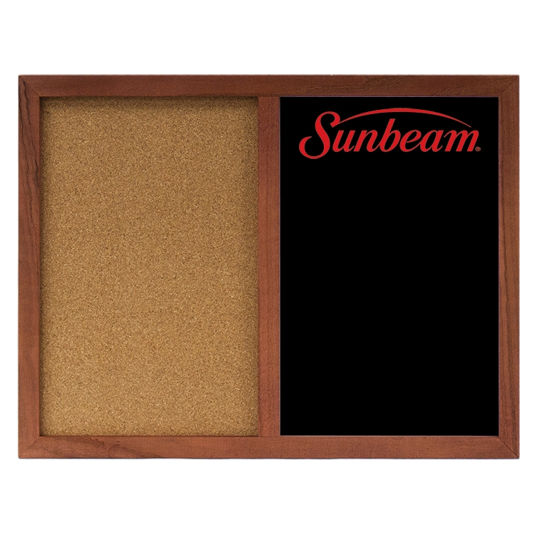 Oak Frame Combination Board 24" x 18"