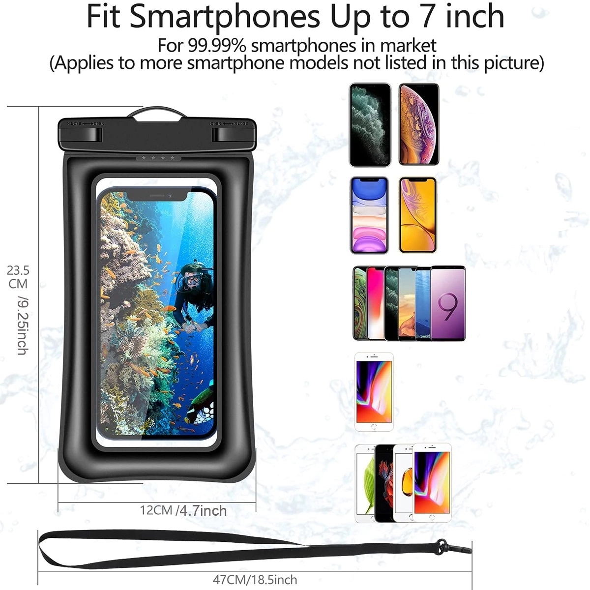 Floating Universal Waterproof Phone Pouch 6