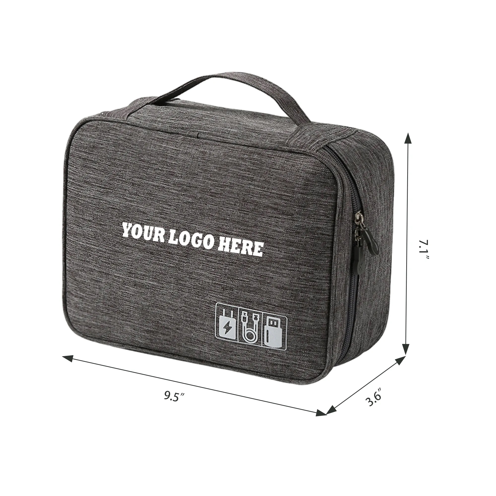 Multifunctional Makeup Data Cable Storage Bag MOQ 50PCS 2