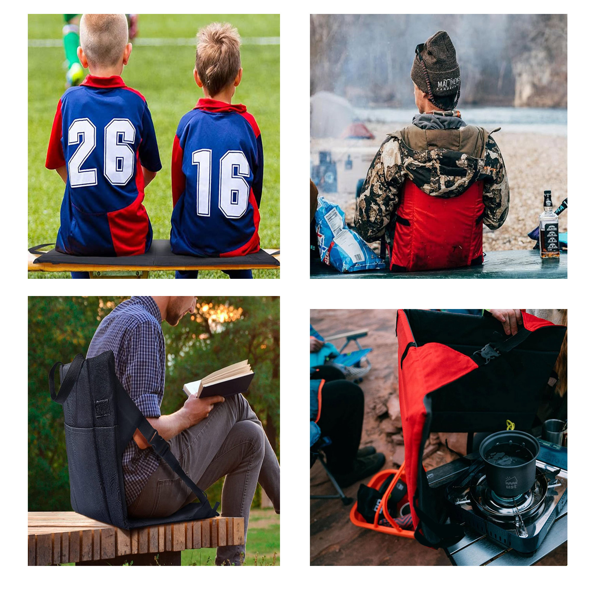 Outdoor Bleacher Portable Seats With Backrests 3