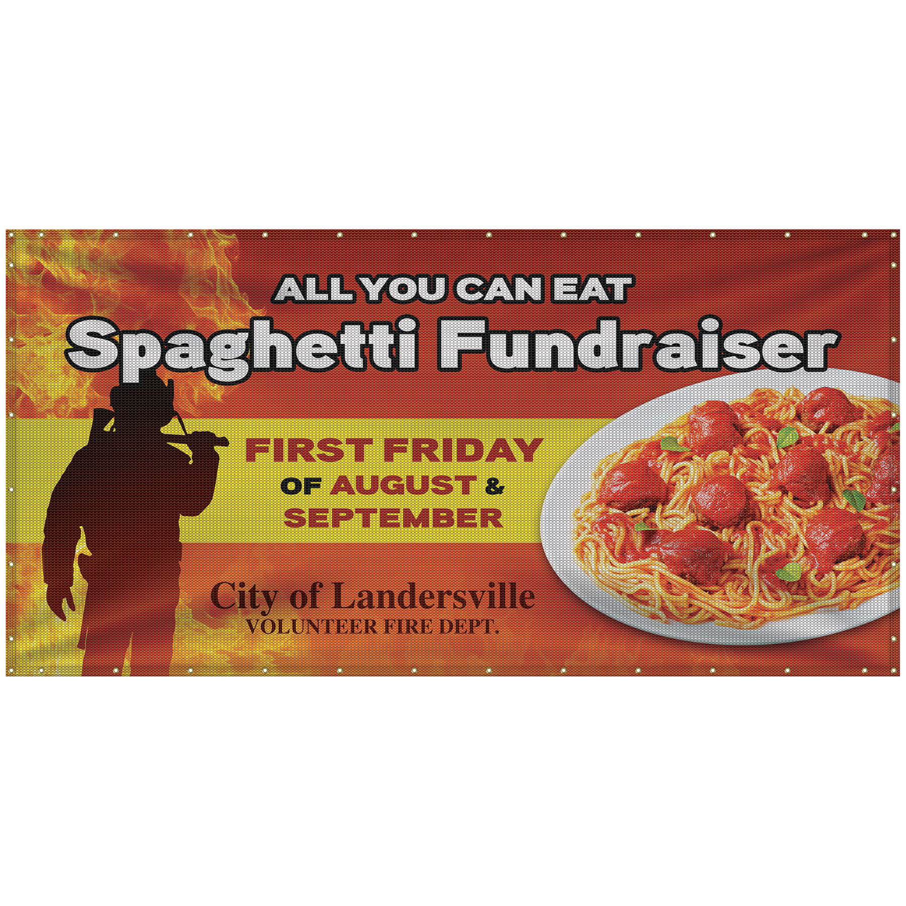 6' x 12' Premium Polyester Mesh Banner 13