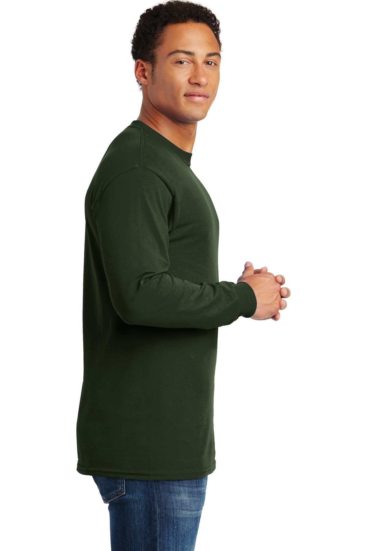 Gildan - Heavy Cotton 100% Cotton Long Sleeve T-Shirt. 5400 42
