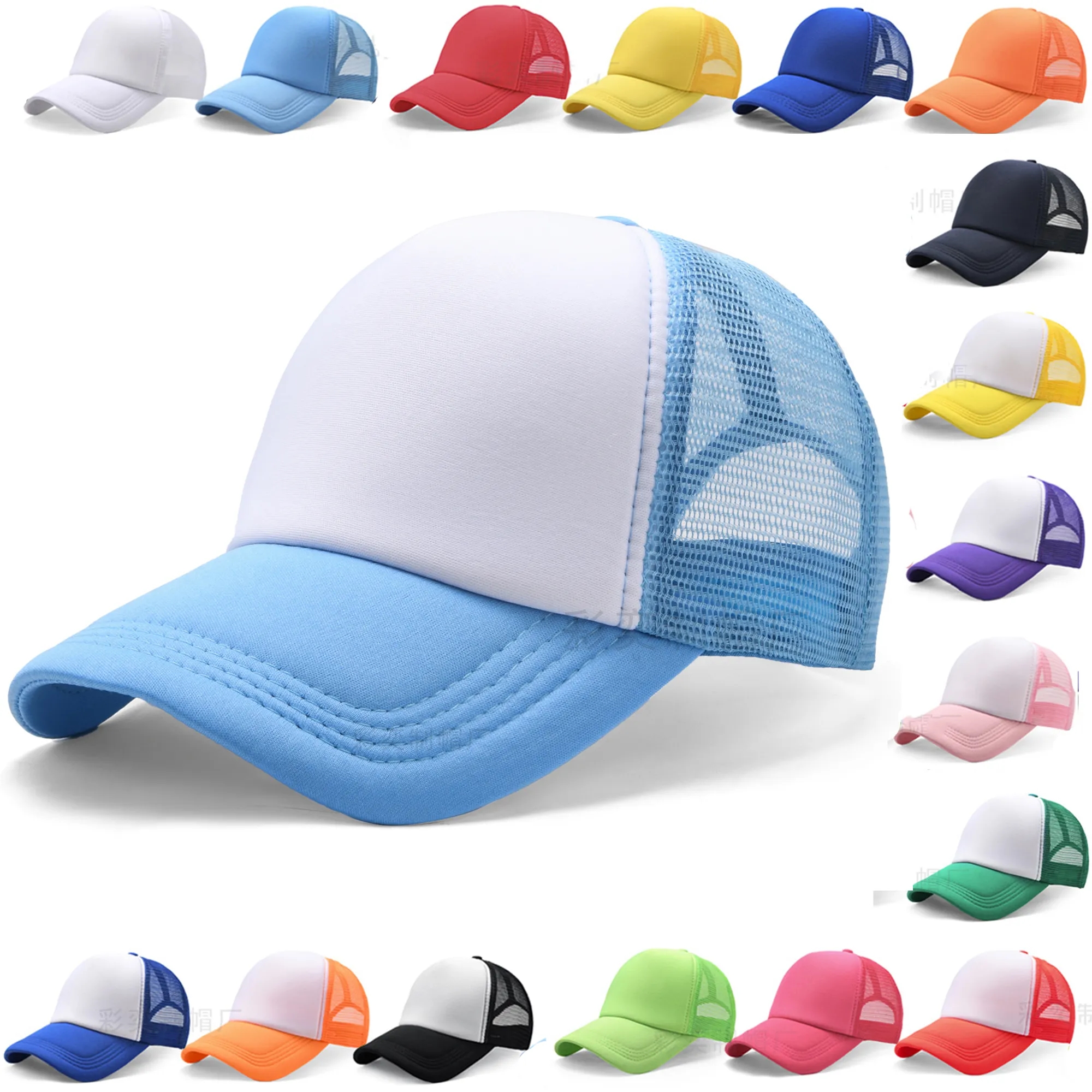 Mega Recycled PET Mesh-Back Trucker Cap(Full Color)