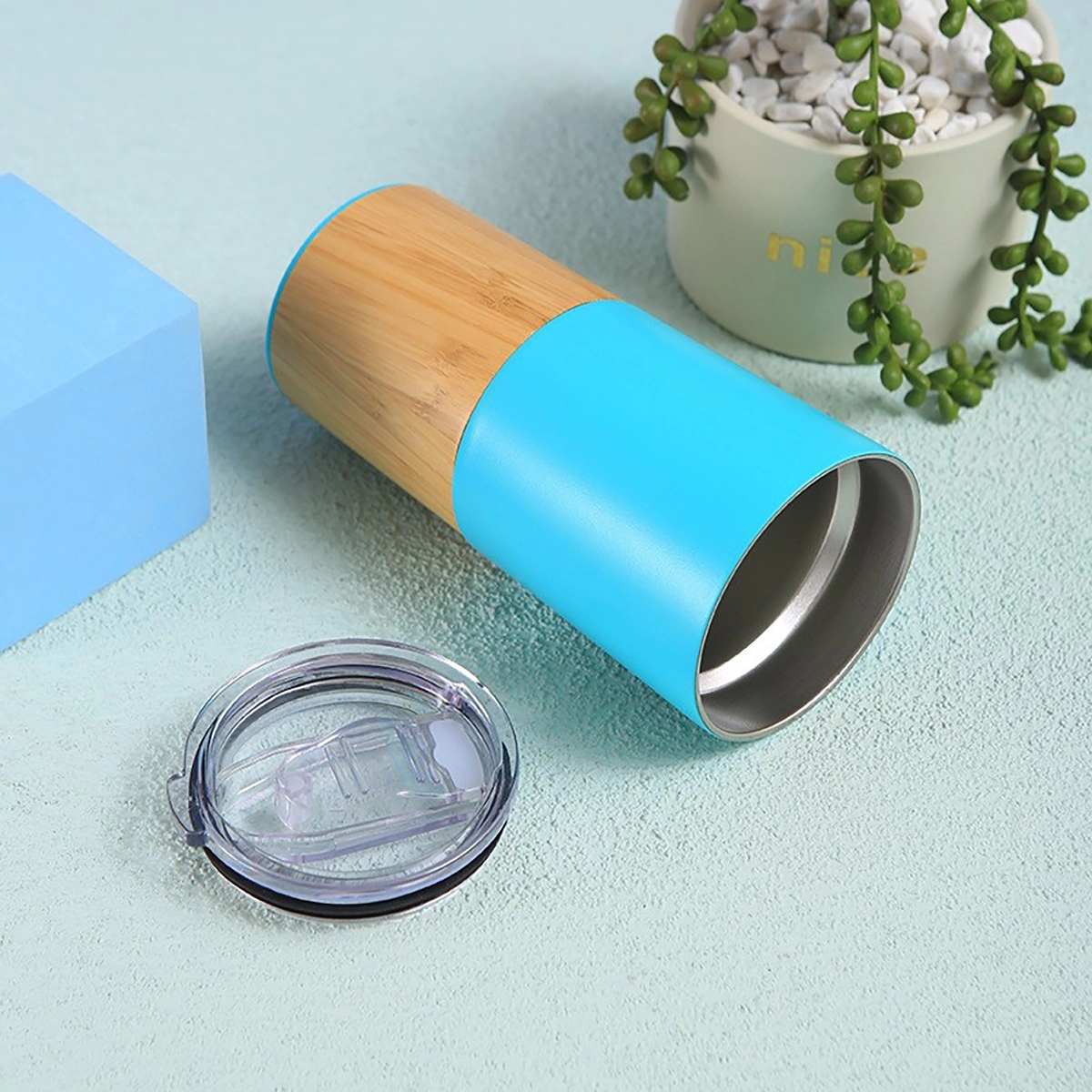 20oz Stainless Steel Vacuum Insulated Tumbler Cup with Lid 2