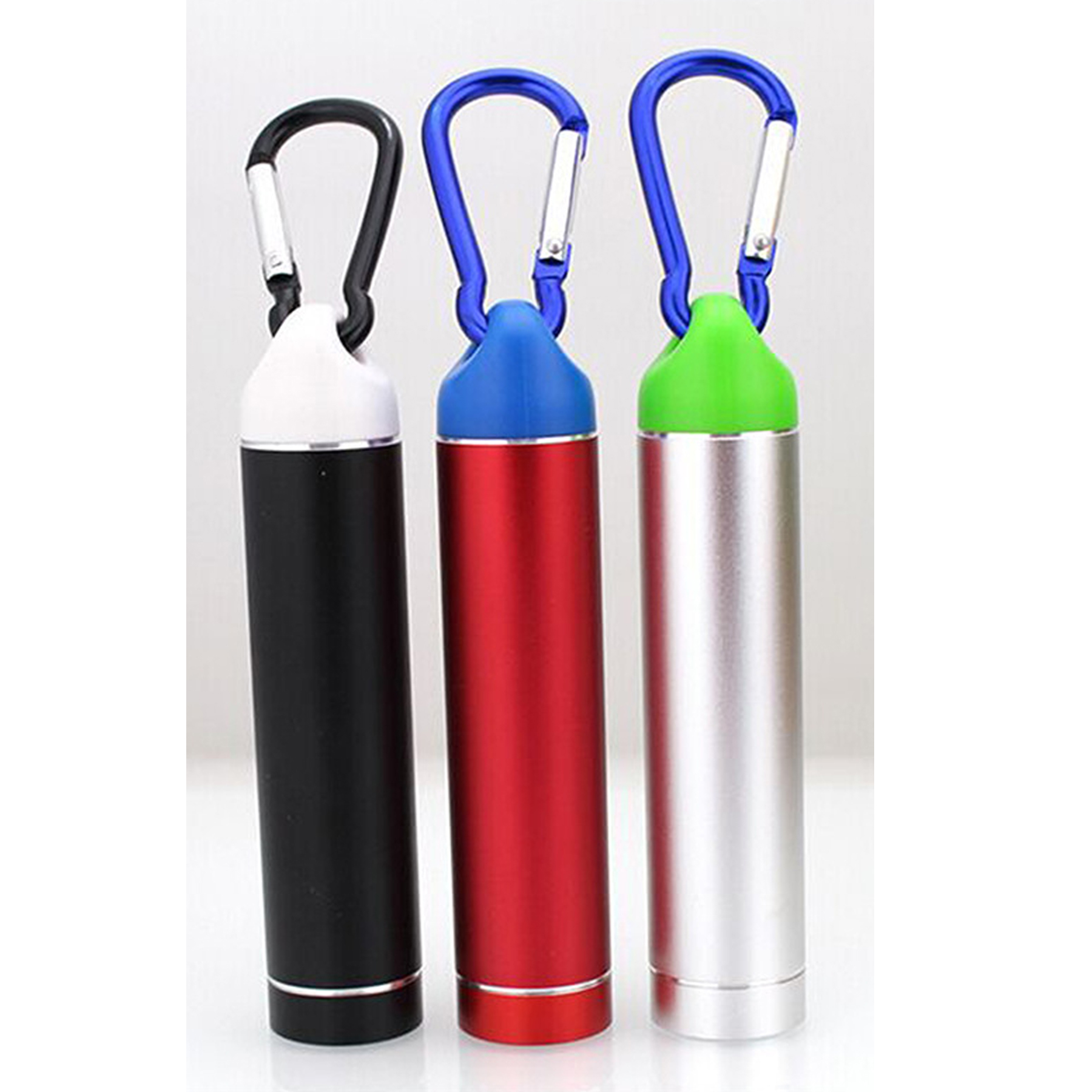 Portable Cylinder Mini Carabiner 2000 mAH Power Bank 1