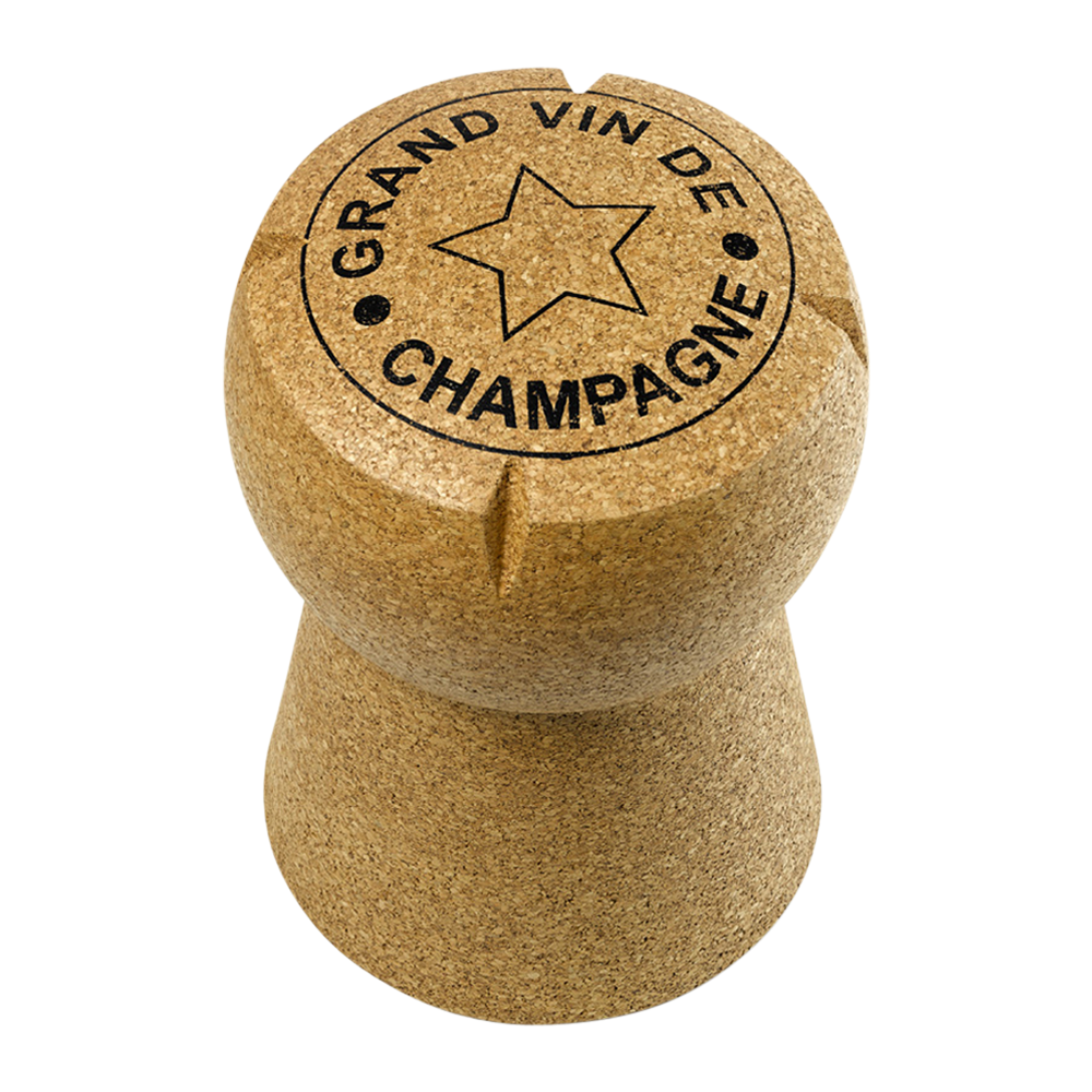 XL Champagne Cork Stool & Side Table 2
