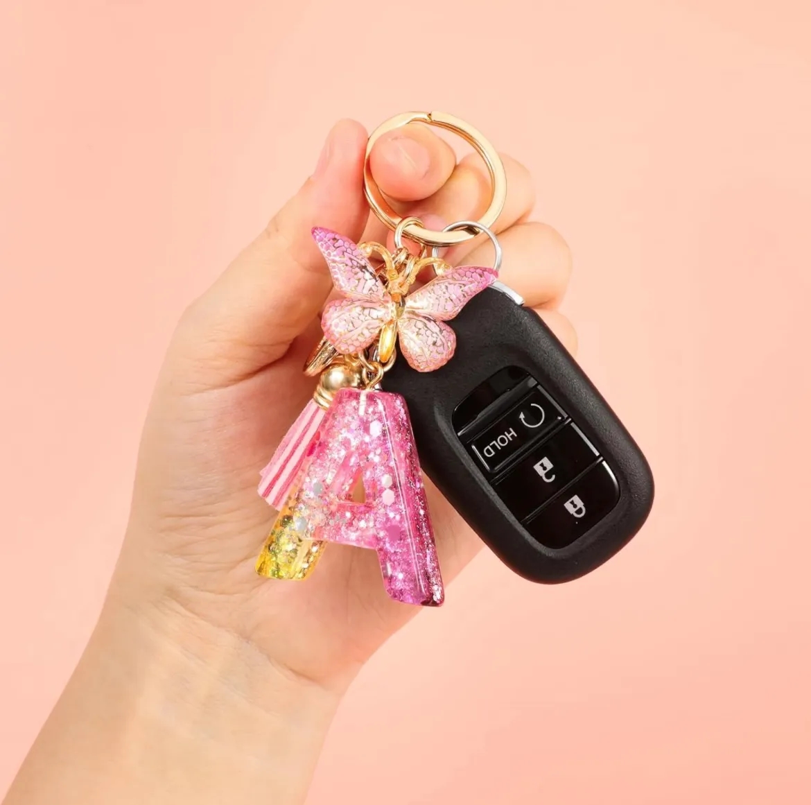 Letter Keychains for Women and Girls for car 2