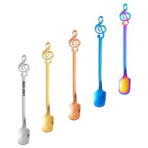 5.11 Inch Music Note Square Coffee Spoon 8