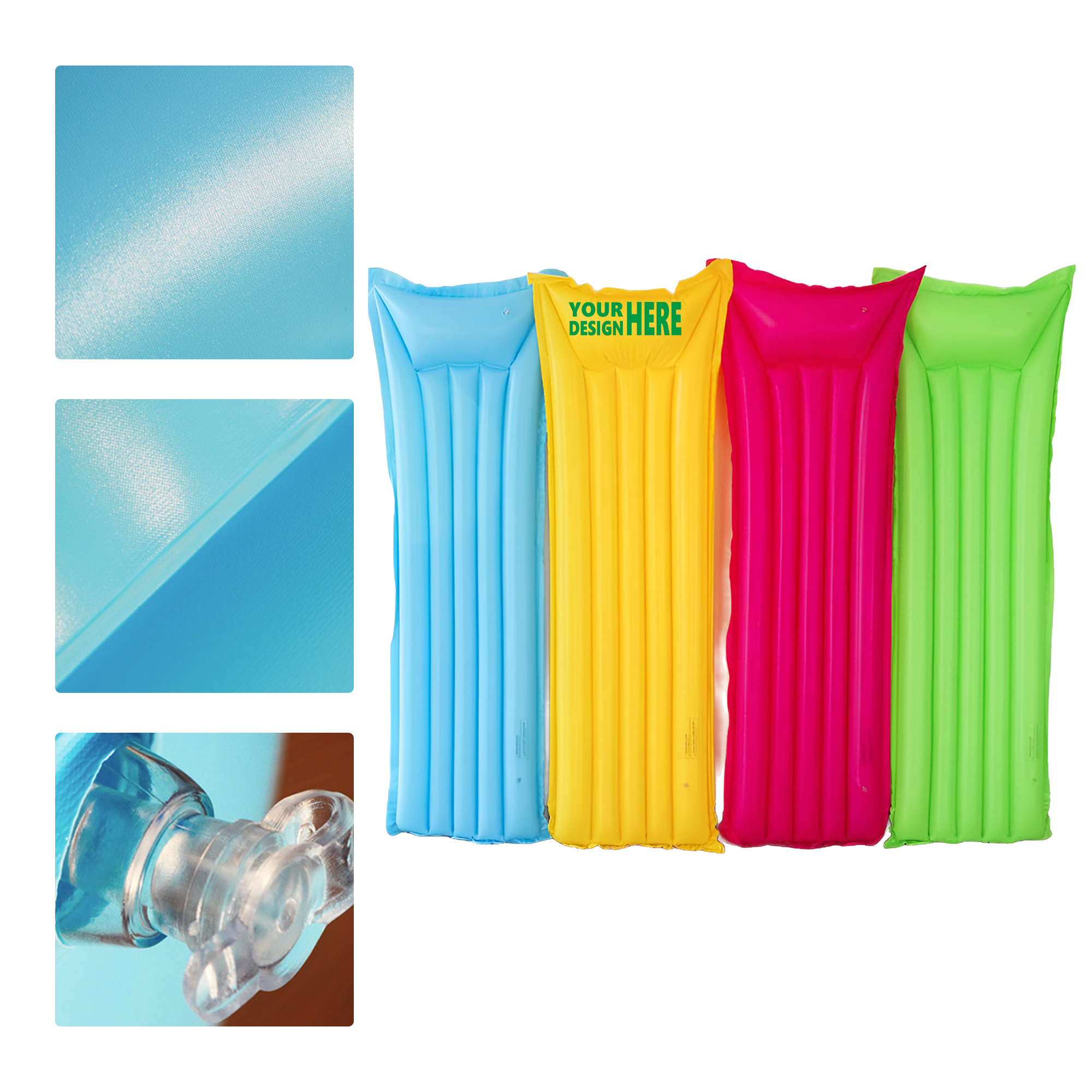 MOQ 50 Inflatable Pool Float Mattress Lounge 2