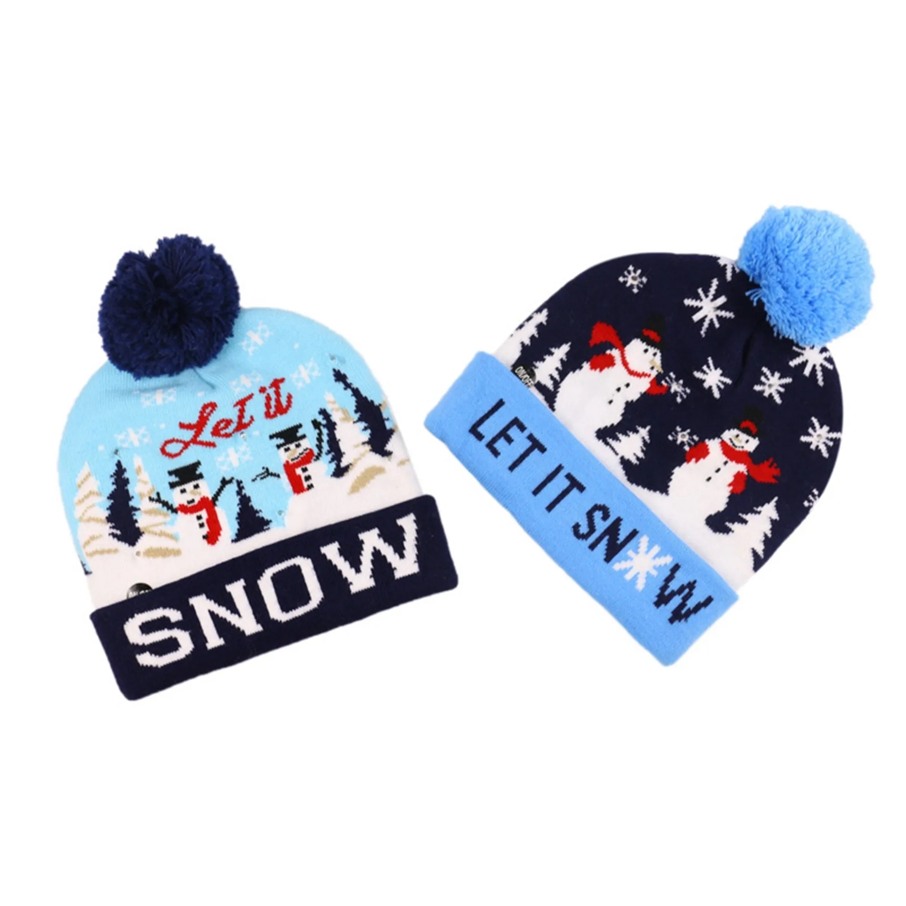 LED Christmas Knitted Hat 8