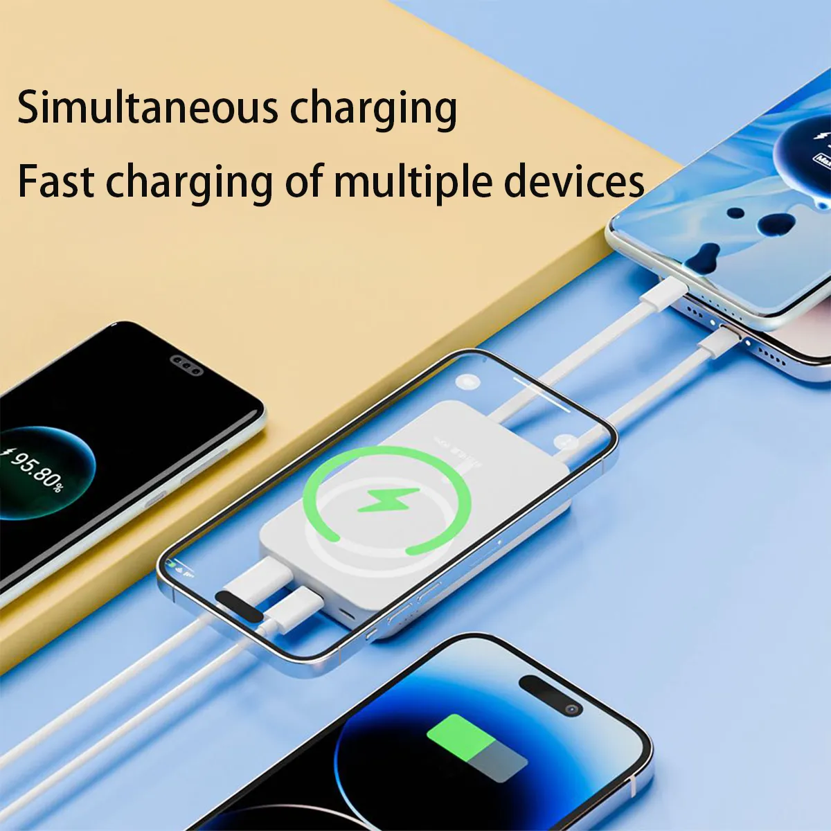 Portable Wireless Foldable Charger Power Bank For Phone 3