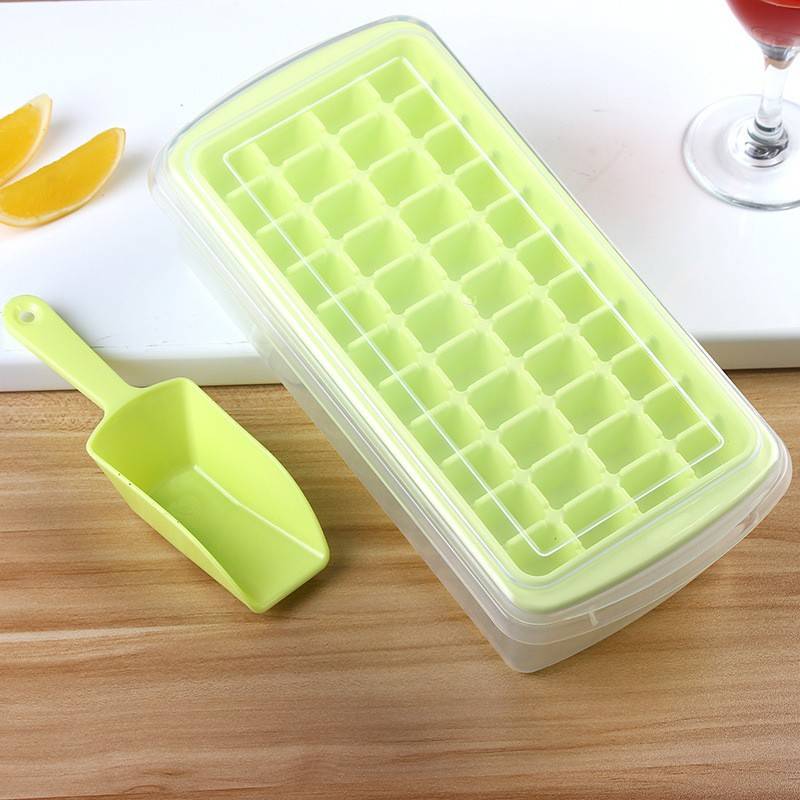 Ice Cube Tray With Lid & Bin 5