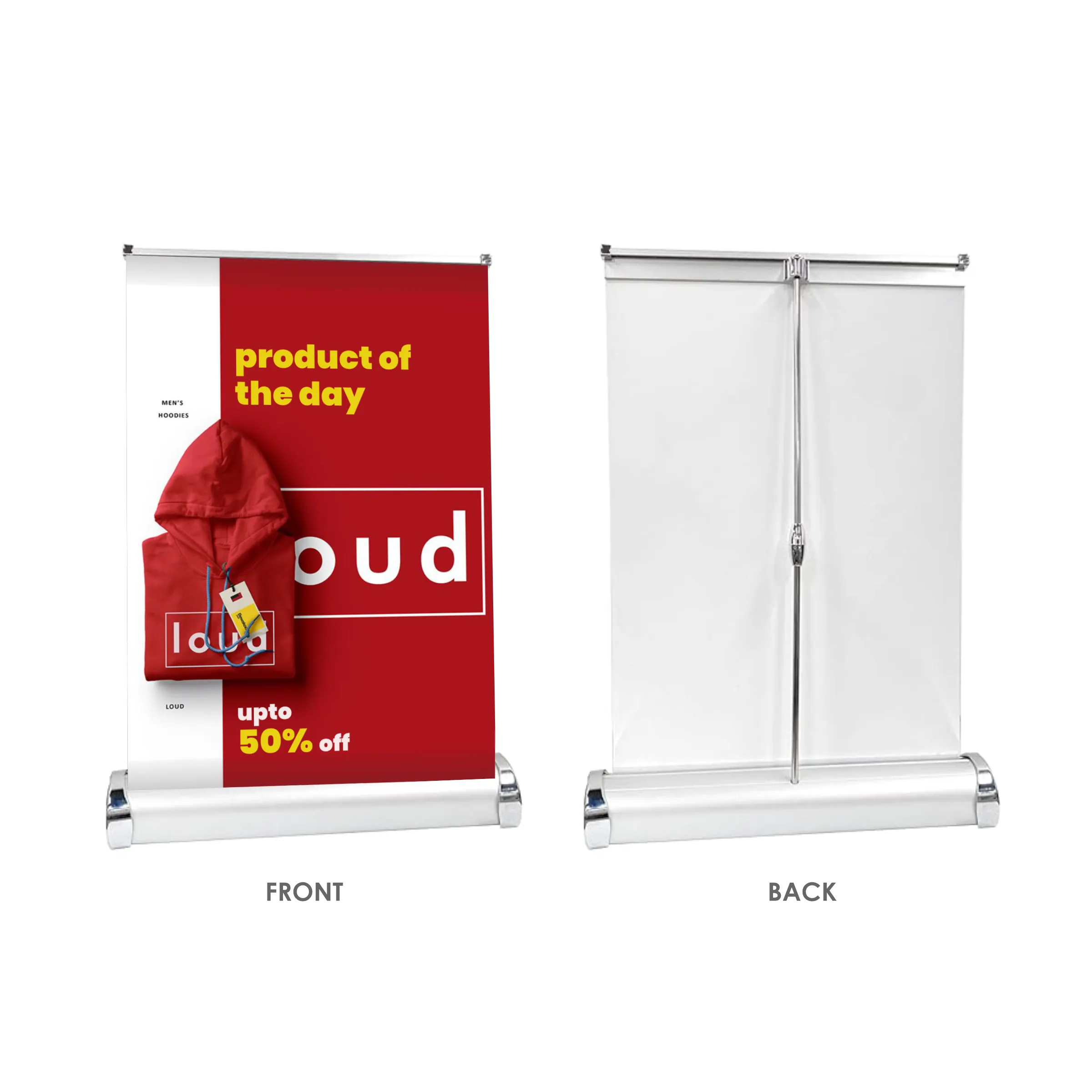 8.27" x 11.69" Table Retractable Banner Kit 5
