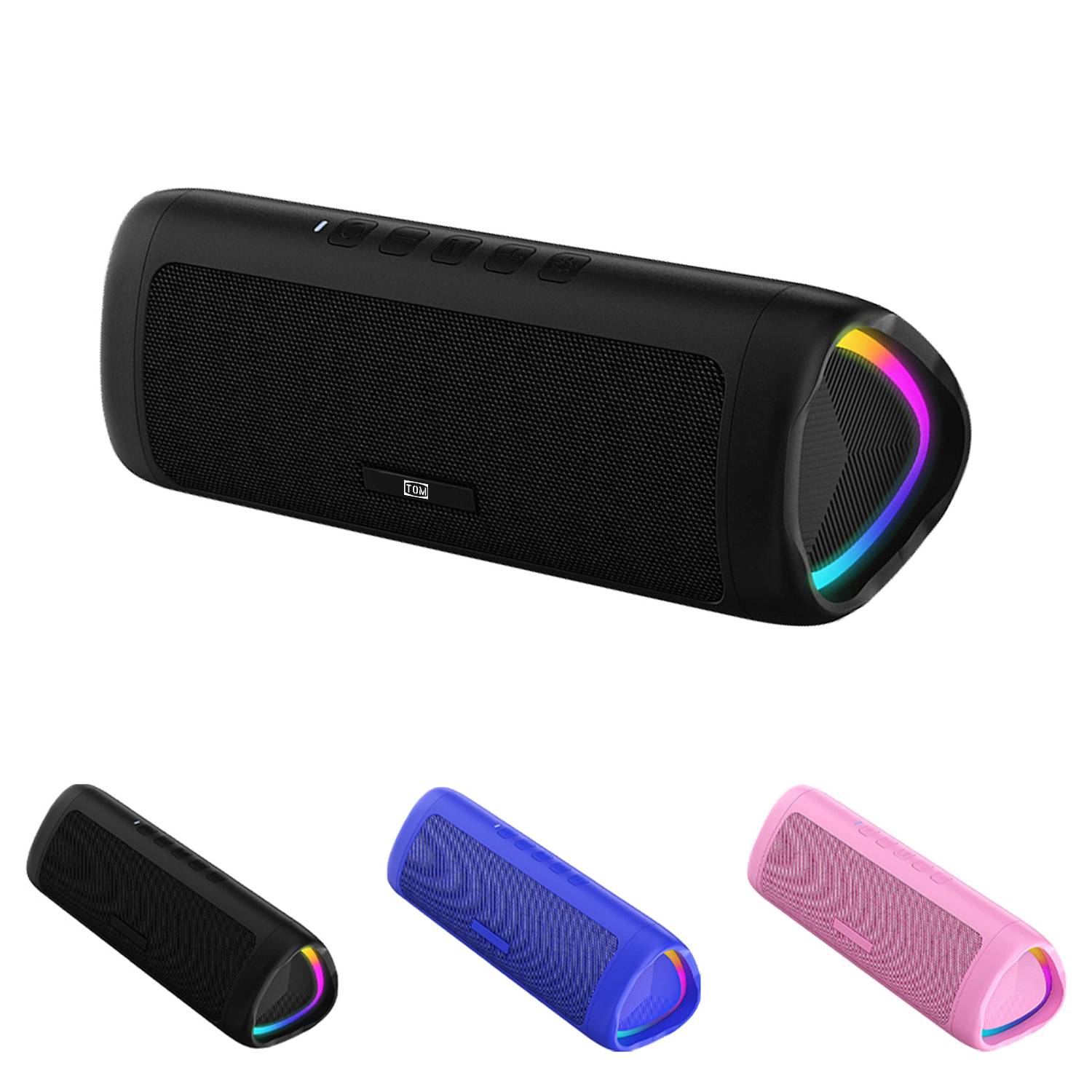 Portable Color LED Light Bluetooth Waterproof Speaker 1