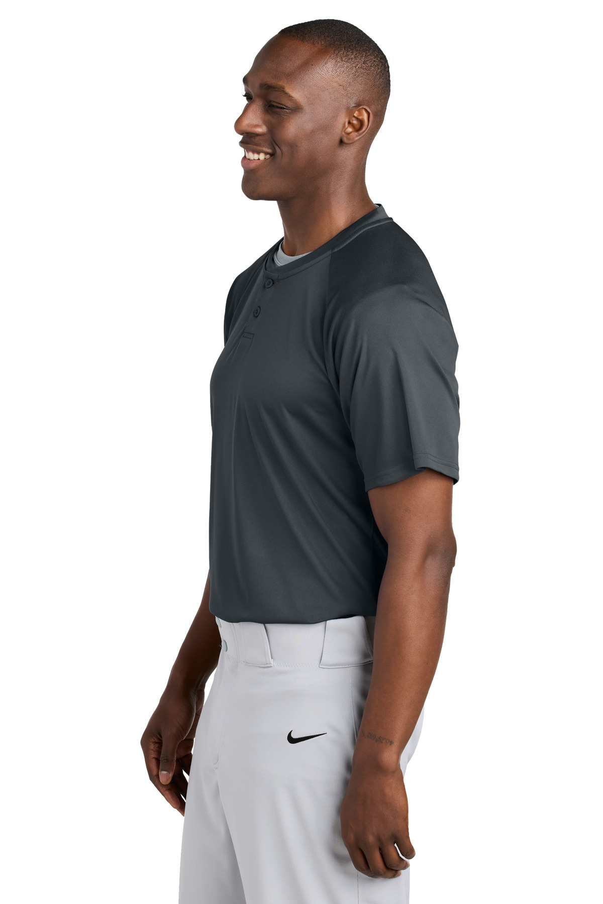 Sport-Tek PosiCharge Competitor 2-Button Henley ST359 3