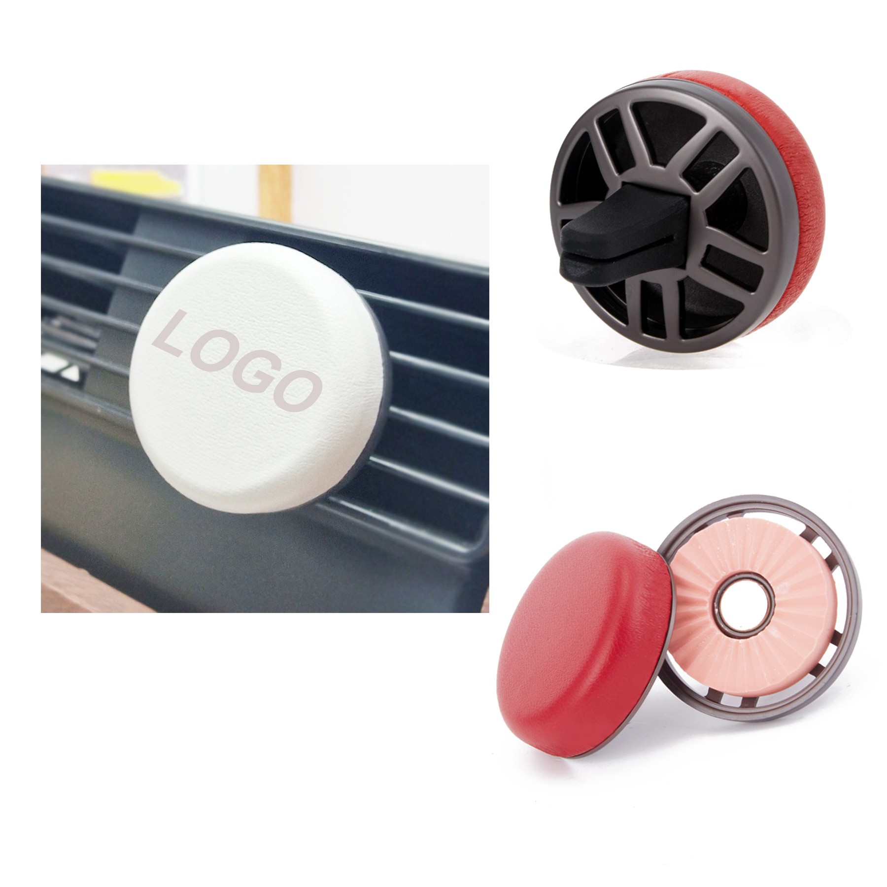 Round Circular Car Aromatherapy Clip 2
