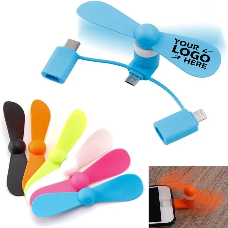 Mini USB Portable Cell Phone Fan 2