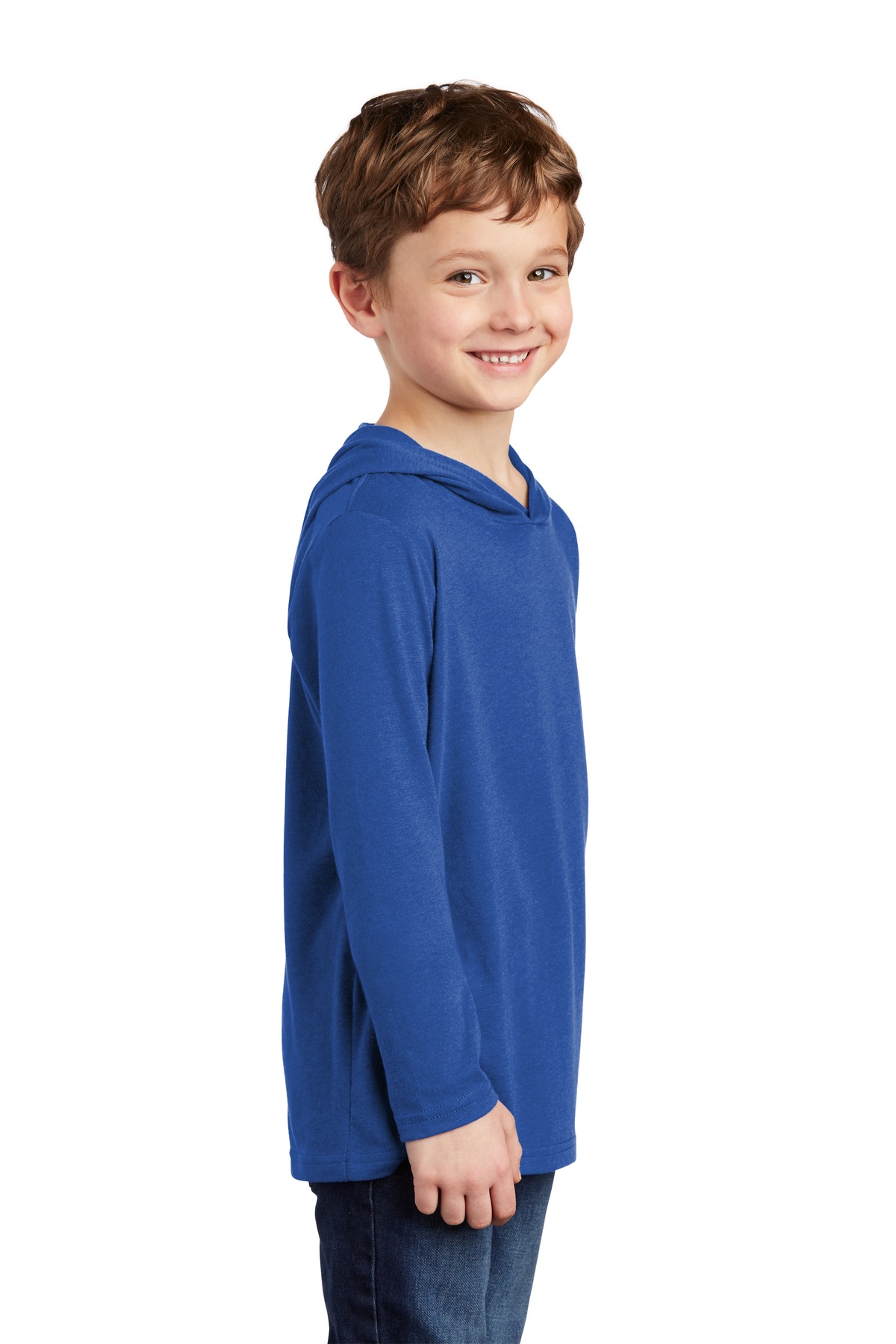 District Youth Perfect Tri Long Sleeve Hoodie DT139Y 27