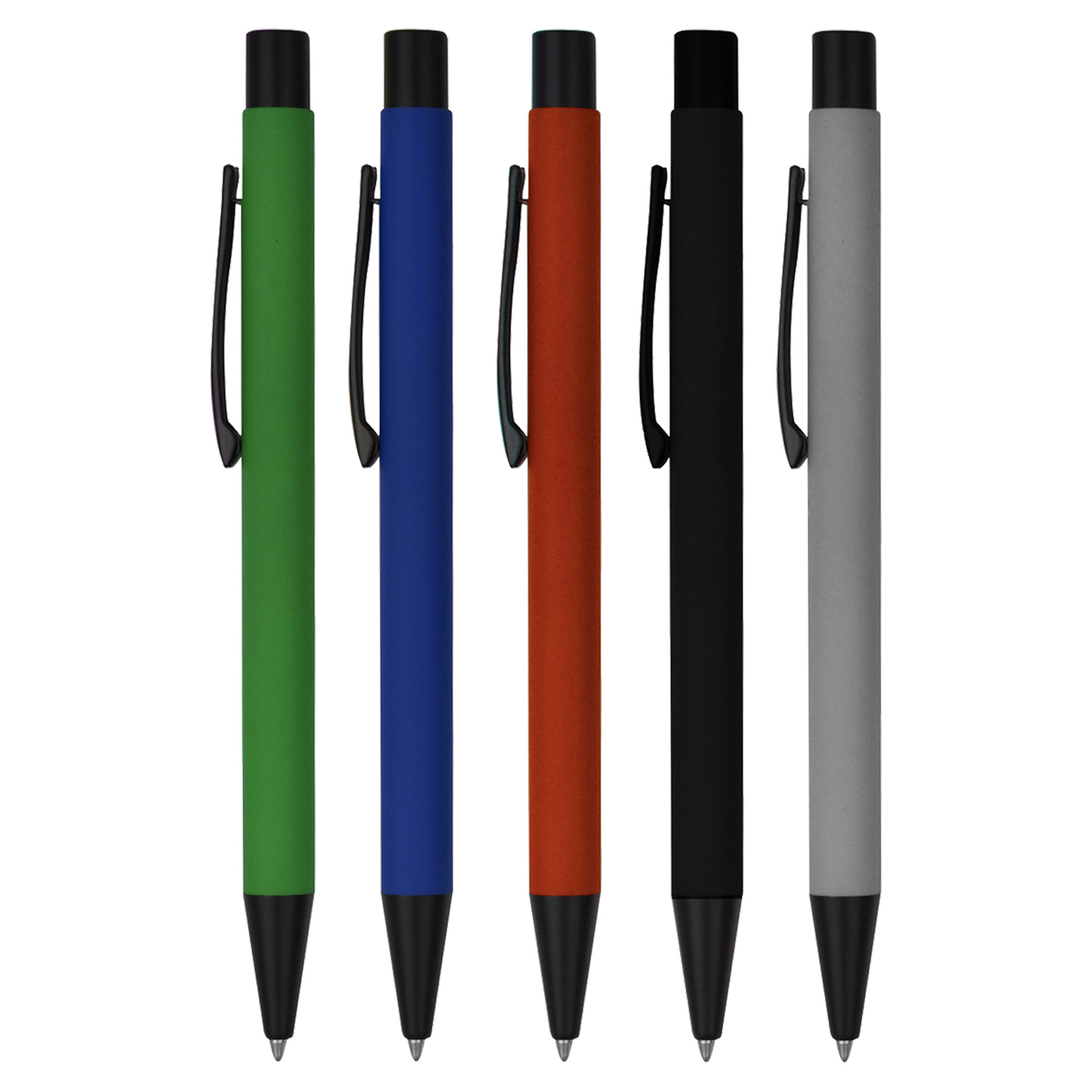 Soft-Touch Rubber Aluminum Pen 2