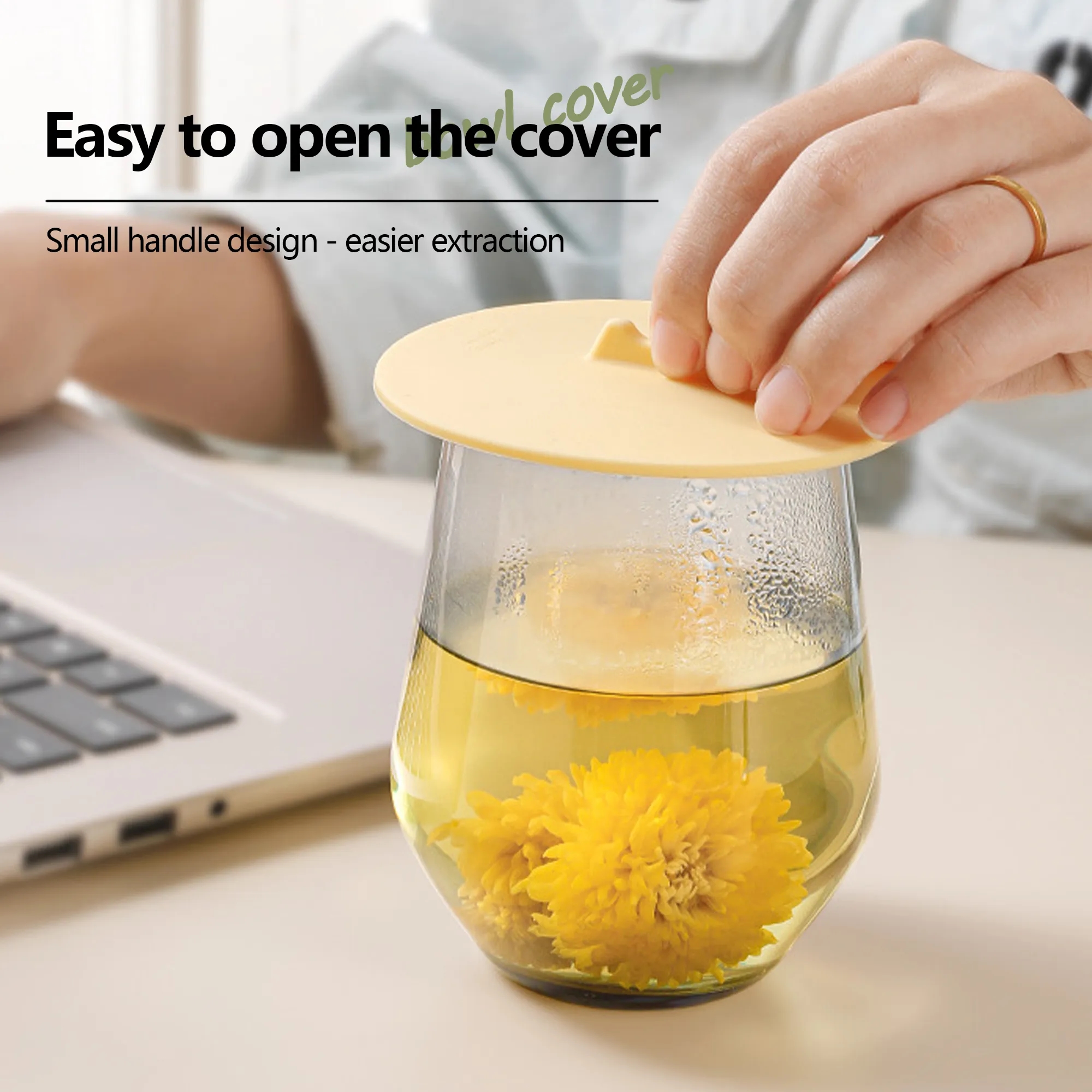 Silicone Dust Proof Cup Lid 9