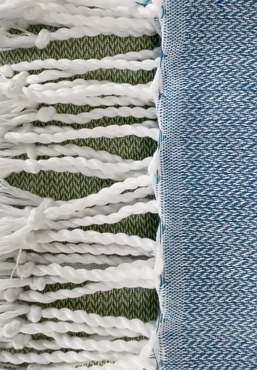 Turkish tassel beach towel 11