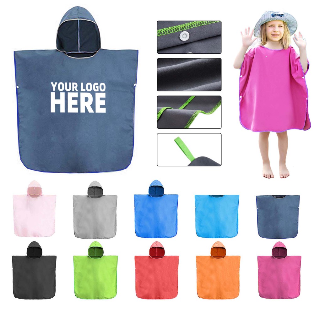 Childrens Cape Bath Poncho 1