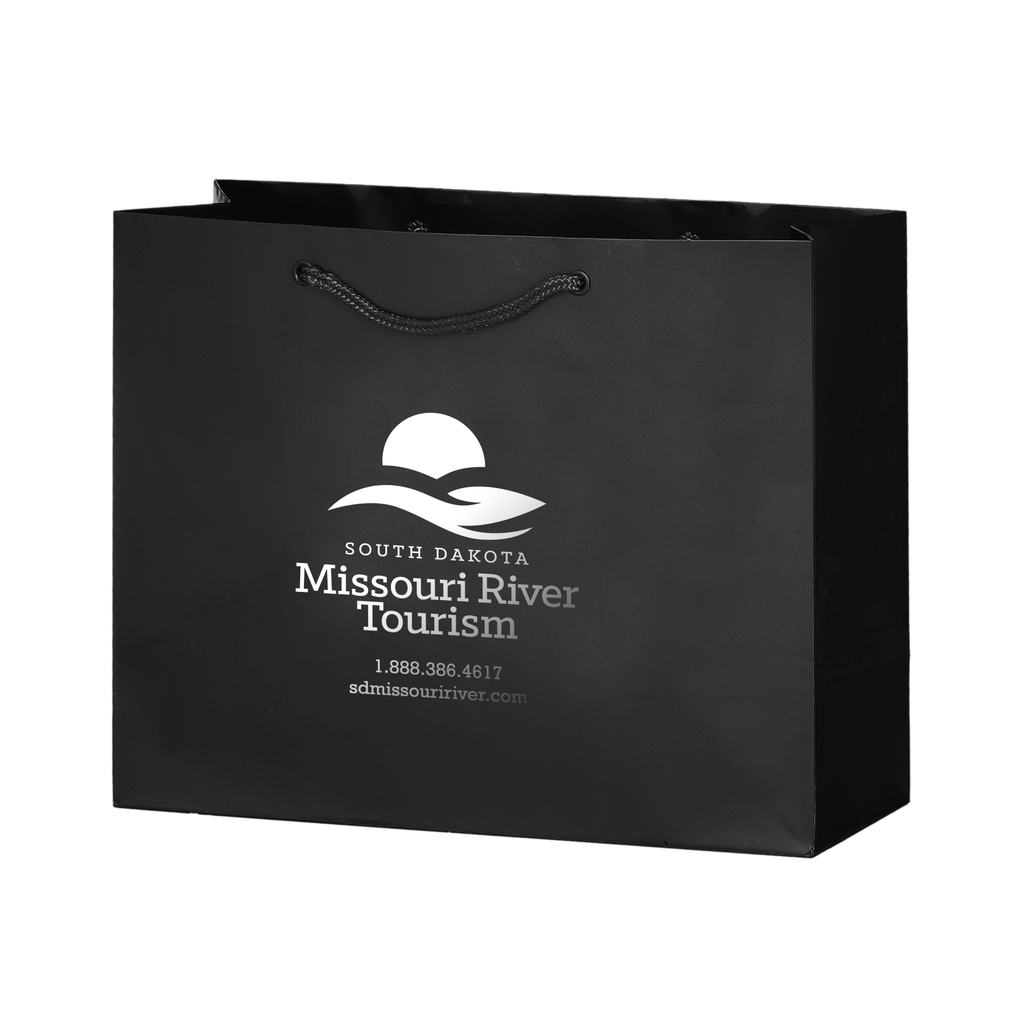 Gloss Laminated Euro Tote Bags - Foil Stamped 1