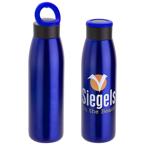 Aurora 18 oz Vacuum Insulated Copper-Coated Stainless Steel Bottle, custom water bottle with logo imprint 18