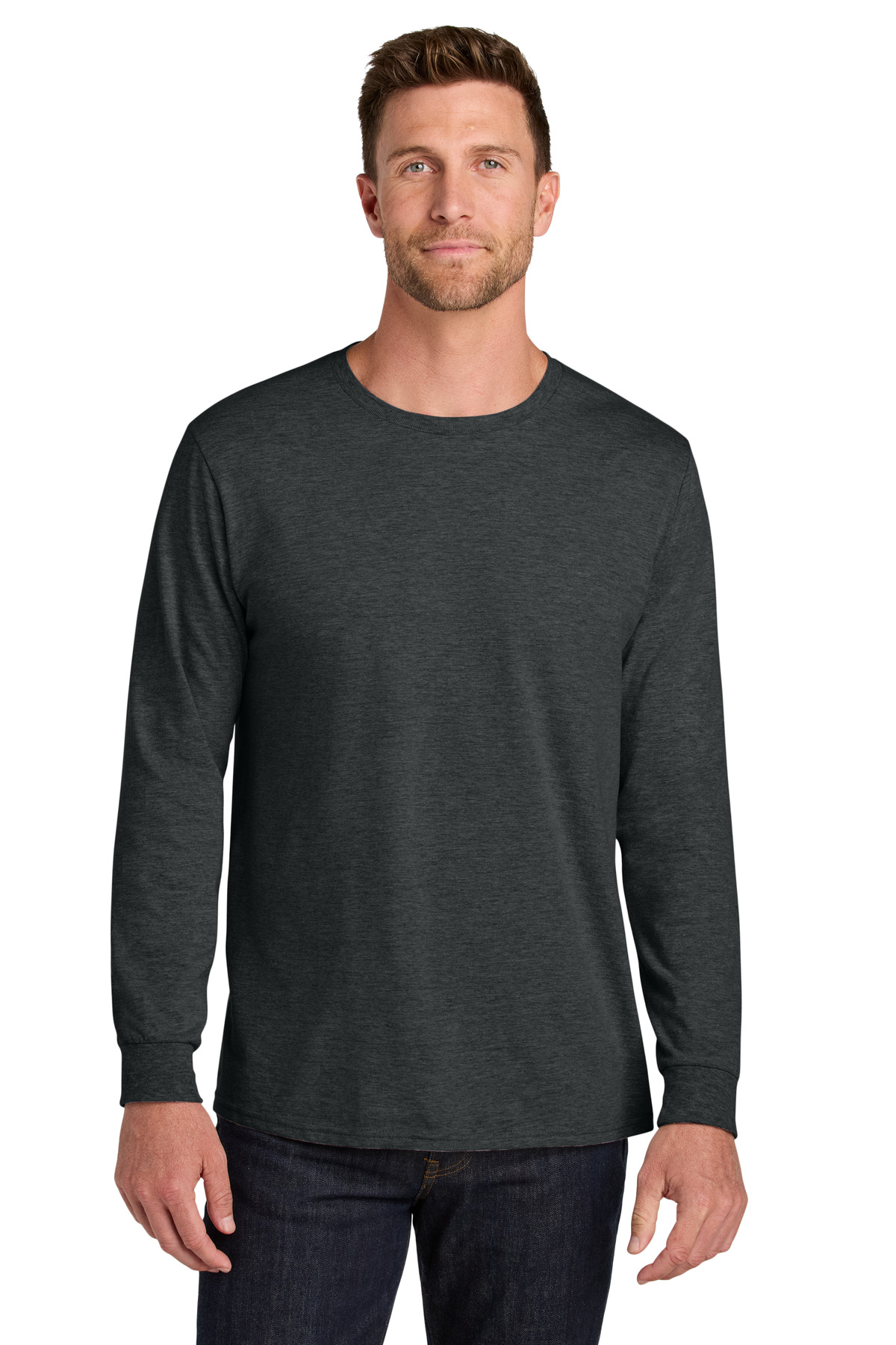 Jerzees Ultimate Unisex Ring Spun Long Sleeve T-Shirt IC46L 13
