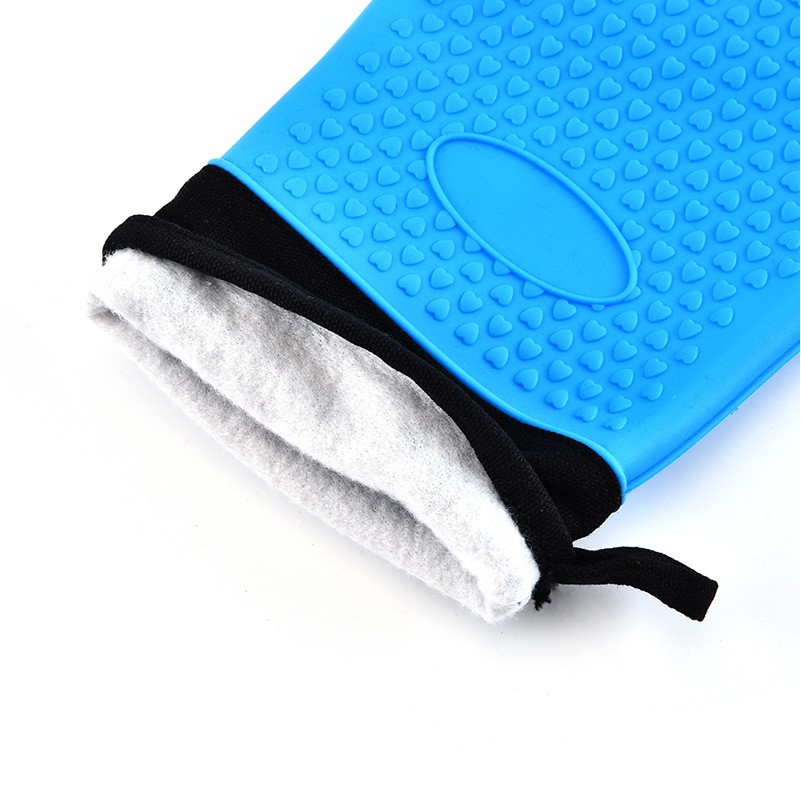 One piece Silicone Cooking Gloves Kitchen Oven Mitt 6