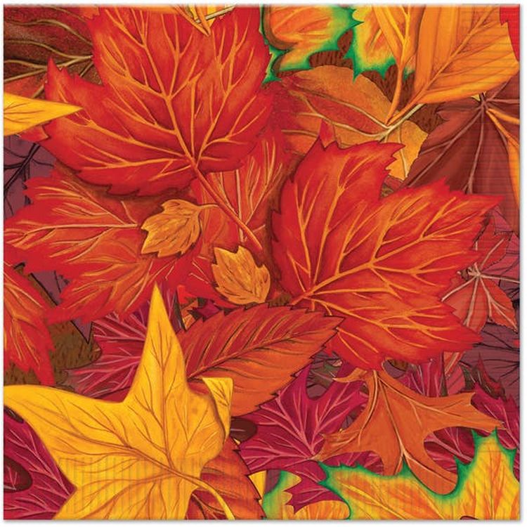 Fall Leaf Napkins - 6.5" 2-Ply 16 Pack 1