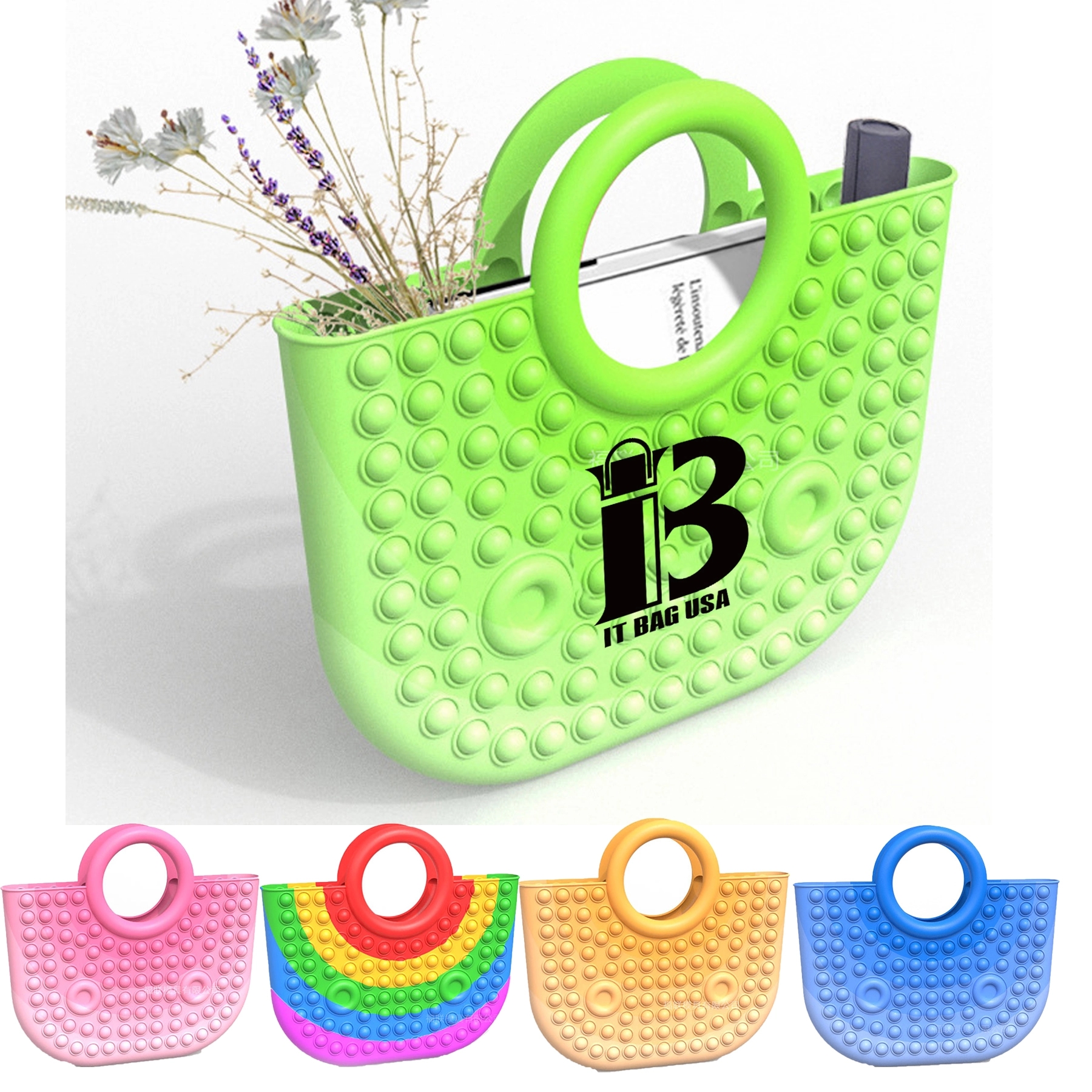 Push It Pop Fidget Toys Handbags Purses for Women Fashion 2