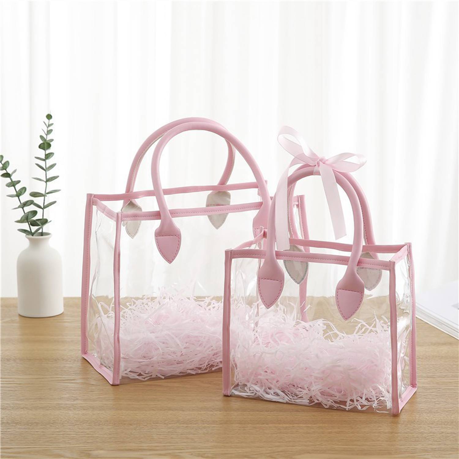 Durable Waterproof PVC Transparent Tote Bag 4