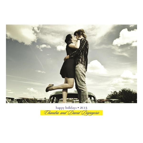 Stylish Font Photo Card 1