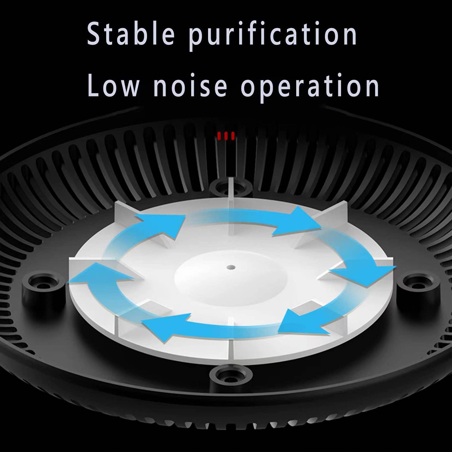 2 in 1 Ashless Air Purifier W/ Filter Ashtray 5