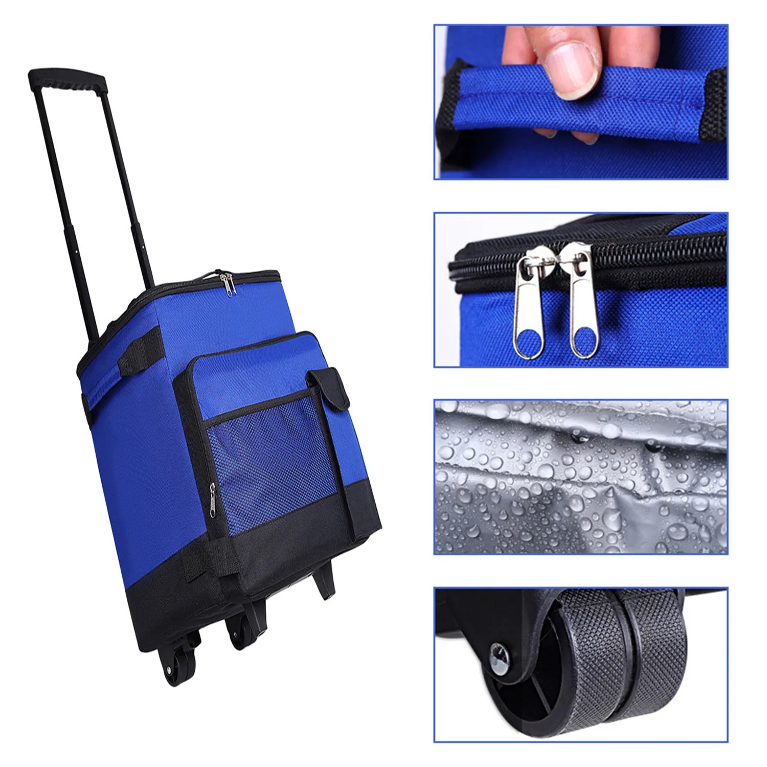 Wheels Rolling Picnic Cooler Bag 1
