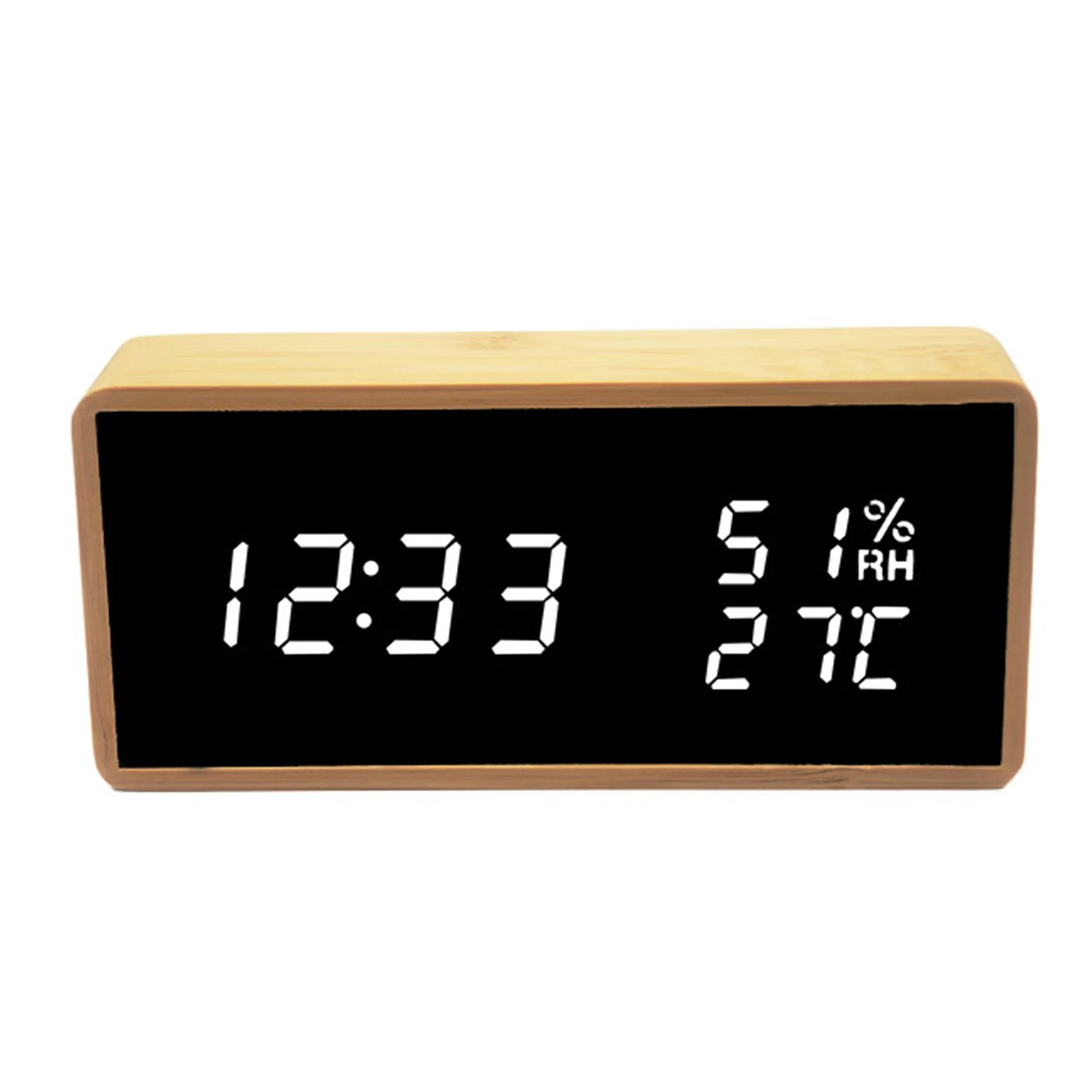 Multifunction Rectangular Electronic Led Clock 2