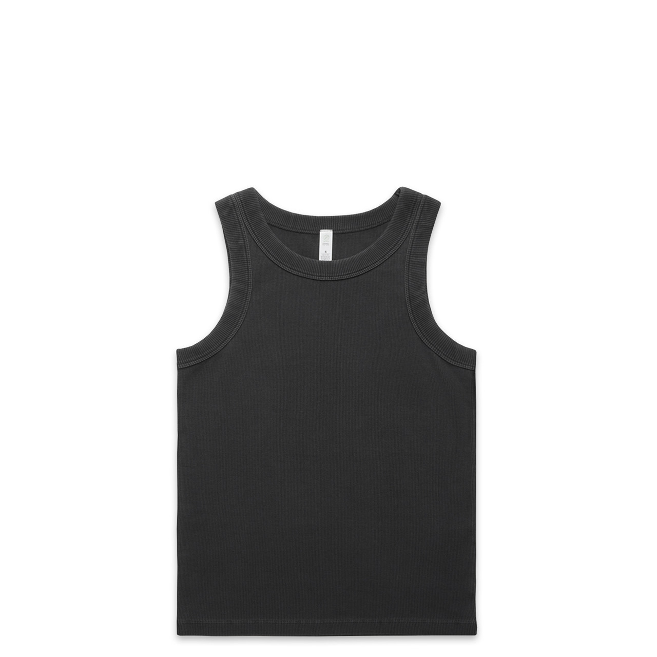 Wo's Faded Organic Rib Tank | 4034 3