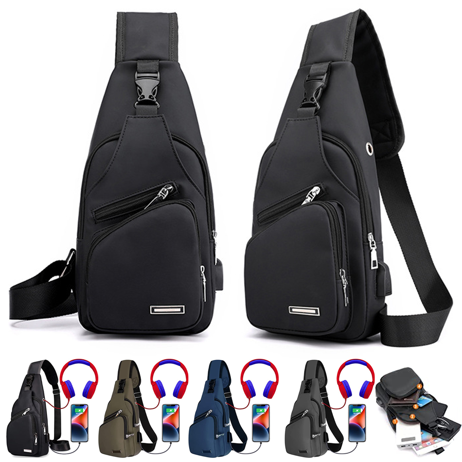 Sling Bag Crossbody Backpack 1