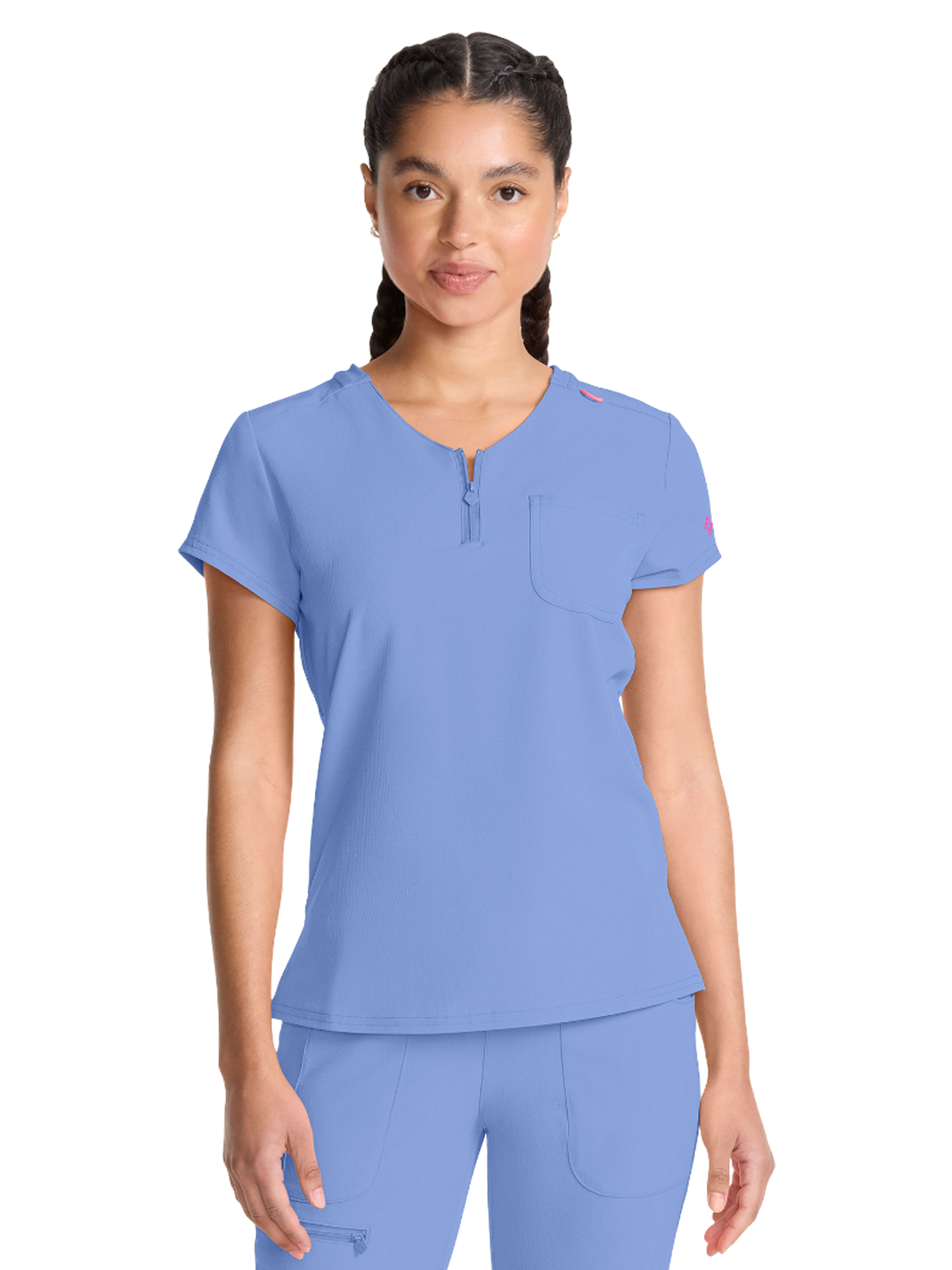 Med Couture - MC AMP - Women's 1-Pocket V-Neck Top 2