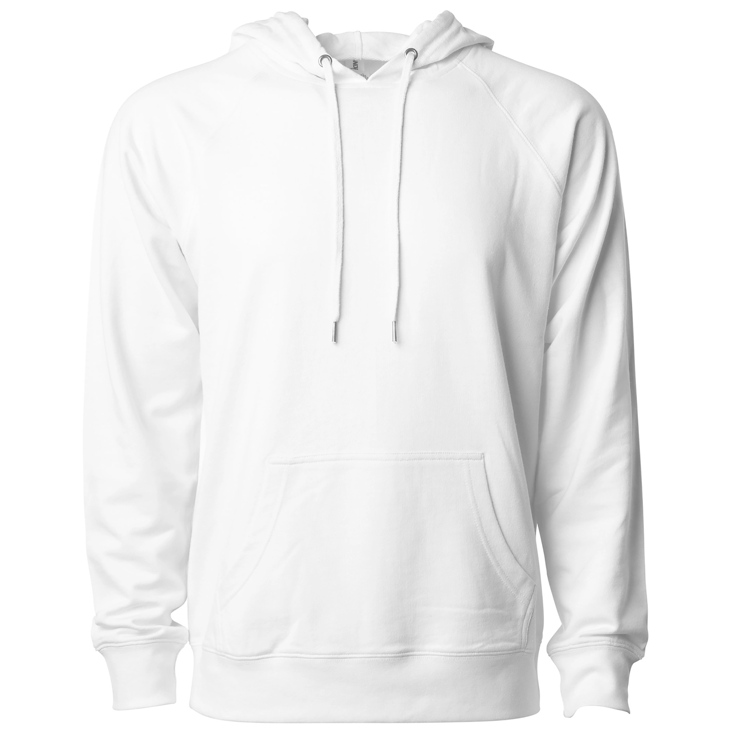 Unisex Lightweight Loopback Terry Hooded Pullover 25