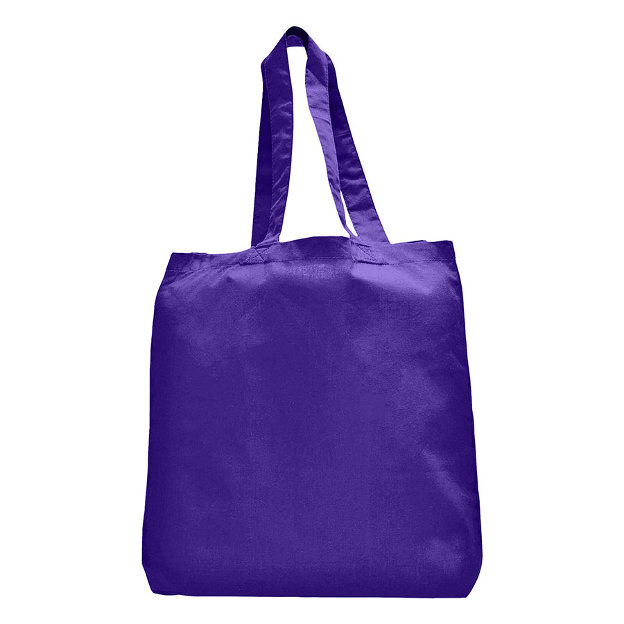 7 oz Cotton Canvas Tote Bag - 10"x14" w/ - 5"G - 20"Handle 24