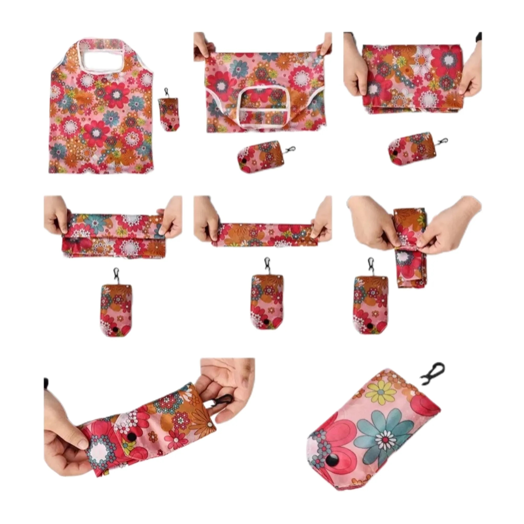 Eco - friendly Square Folding Grocery Bag 2