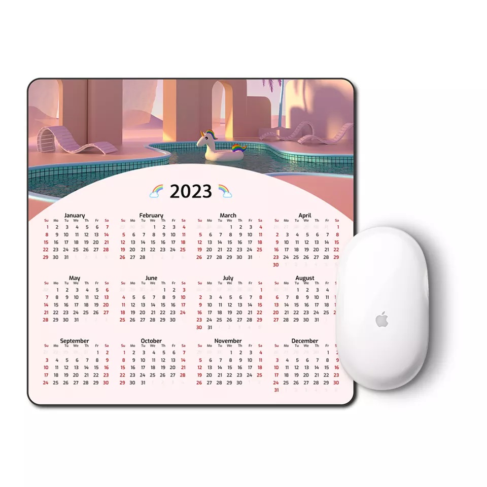 2024 Calendar Mousepad 12in. x 10in. 9